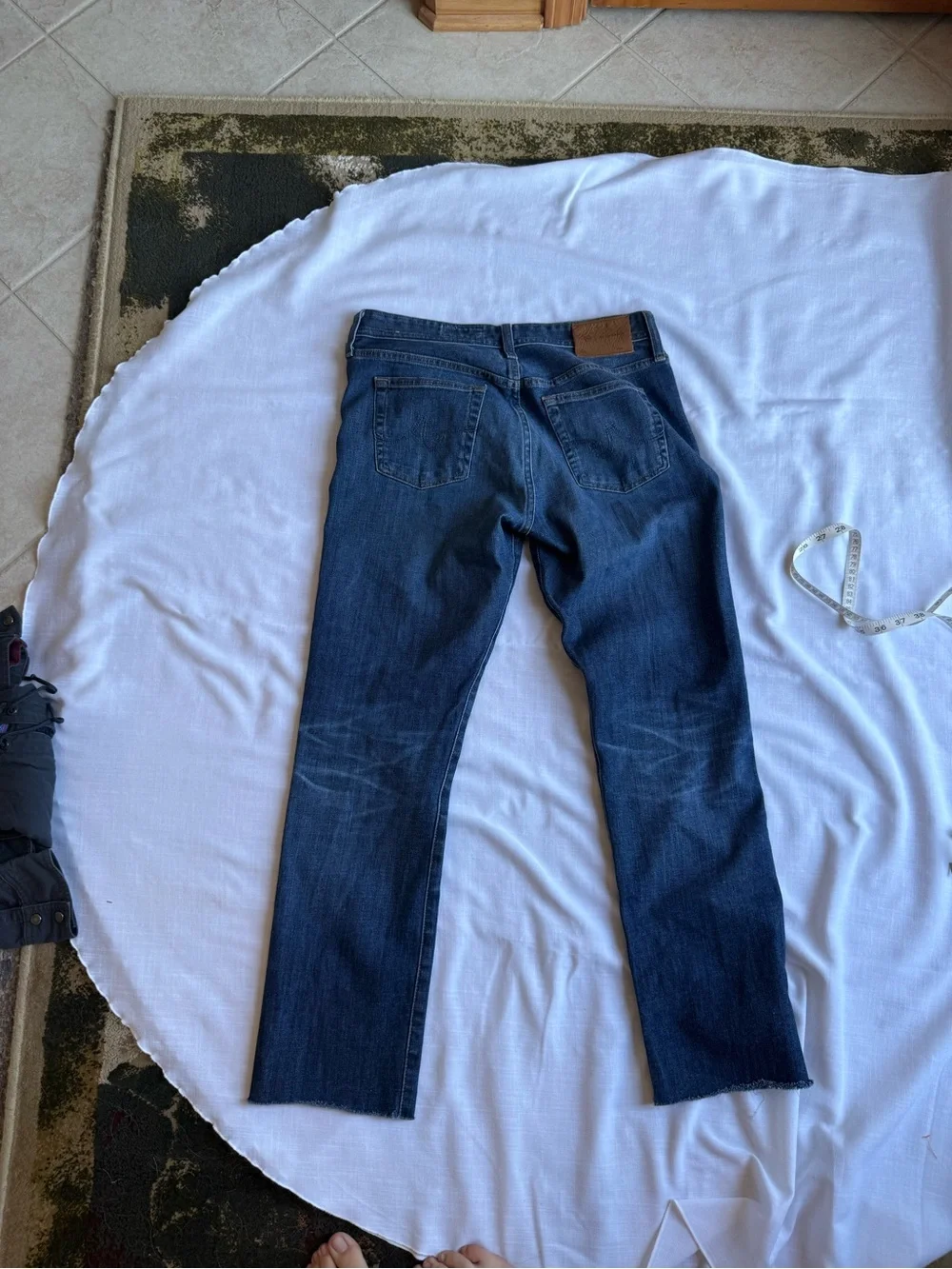 Ag Adriano Goldschmied Men's Dark Indigo Straight Jeans